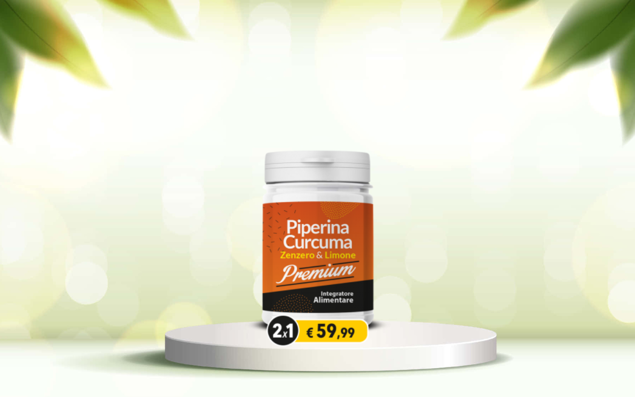 Scopri i benefici detox di piperina e curcuma premium e migliora il tuo benessere ora